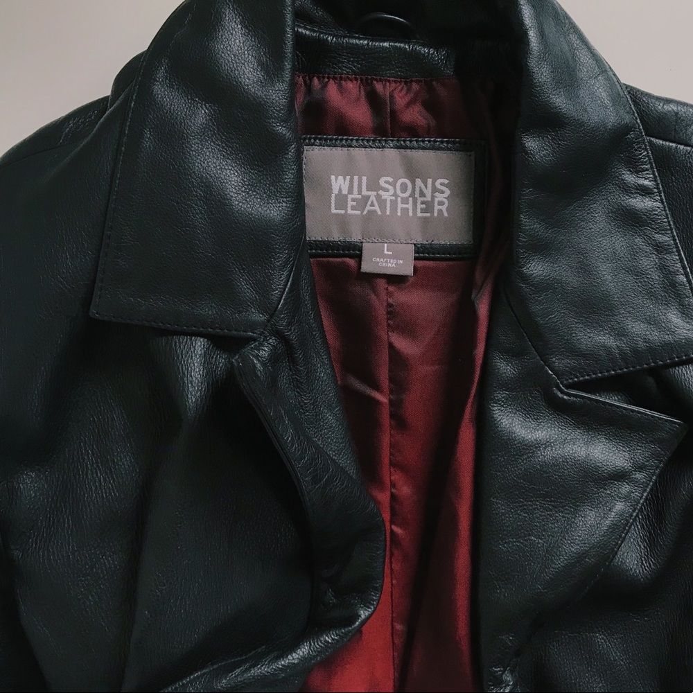 Oversized Leather Jacket - Picture 3 of 3